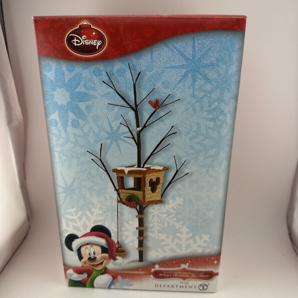 Dept 56 Disney Mickey's Christmas Tree House Lighted Retired